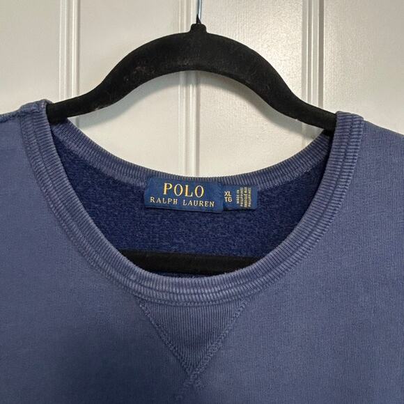 Vtg Polo Ralph Lauren Nautical Crew Sweatshirt XL Embroidered Sailing Preppy - Picture 15 of 16